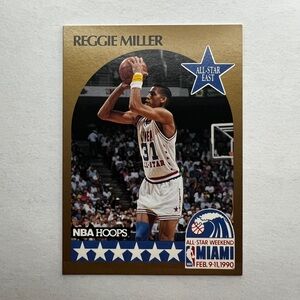 Reggie Miller NBA Hoops All-Star Card